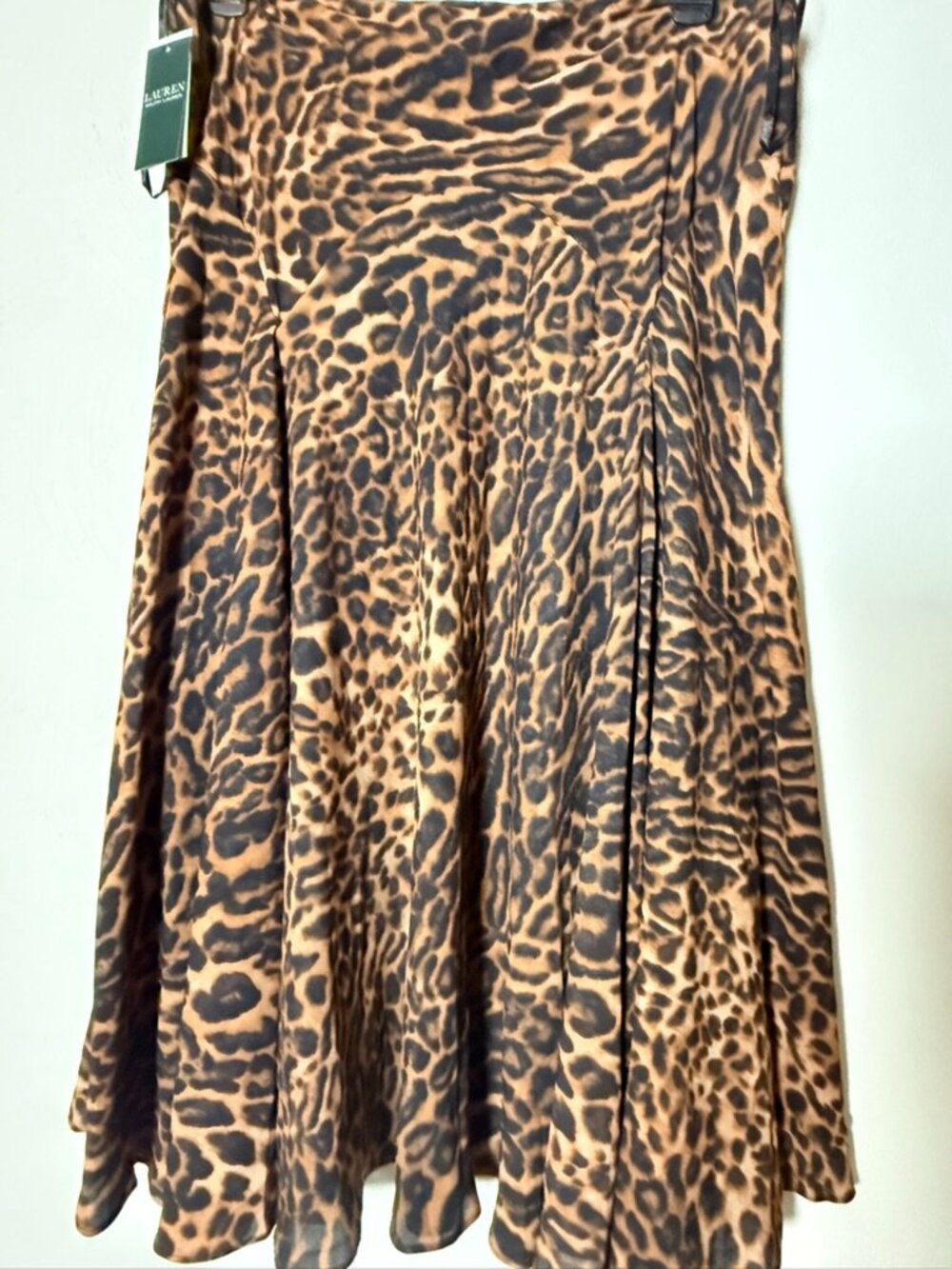 NWT Ralph Lauren Girls Leopard Print Skirt – Size 14 – MSRP $99.99